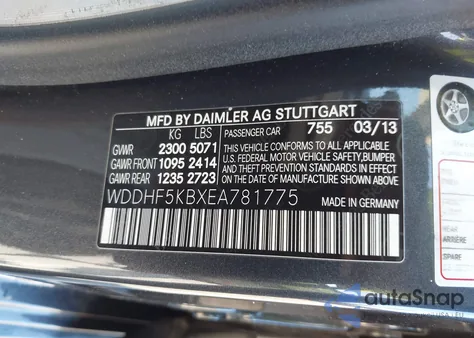 2014 Mercedes-Benz E 350 z USA, uszkodzony, nr VIN WDDHF5KBXEA781775
